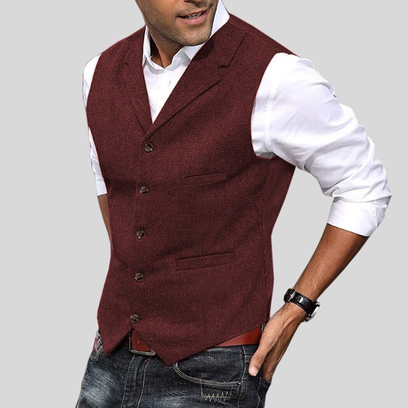 Gilet morbido da uomo | Maniche corte
