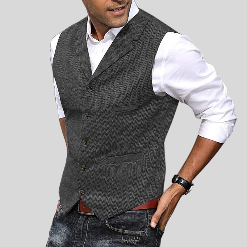 Gilet morbido da uomo | Maniche corte