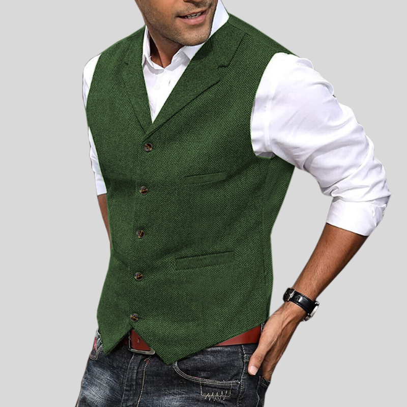 Gilet morbido da uomo | Maniche corte