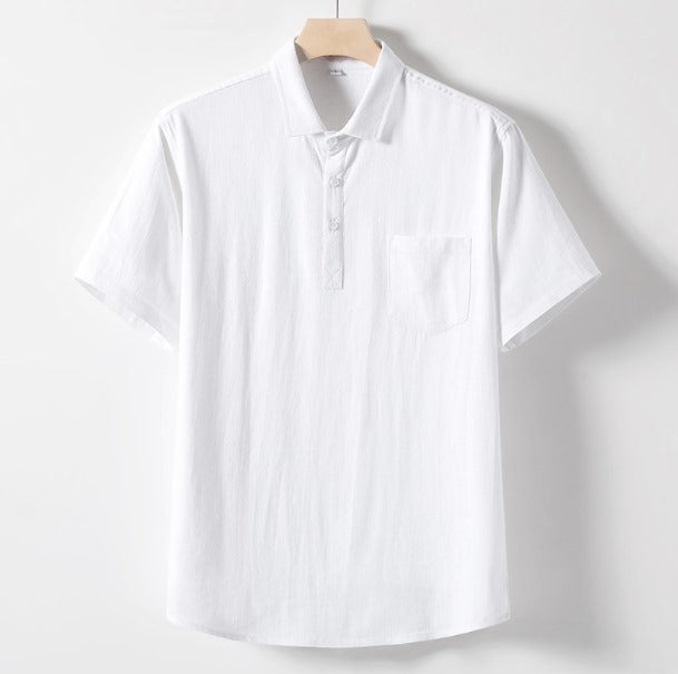 Bellivaro | Lin Polo Shirt i Hør & Bomuld – Komfort og Stil til Hverdag