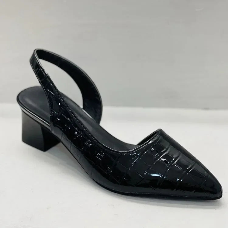 Dame Slingback Pumps med Spids Tå
