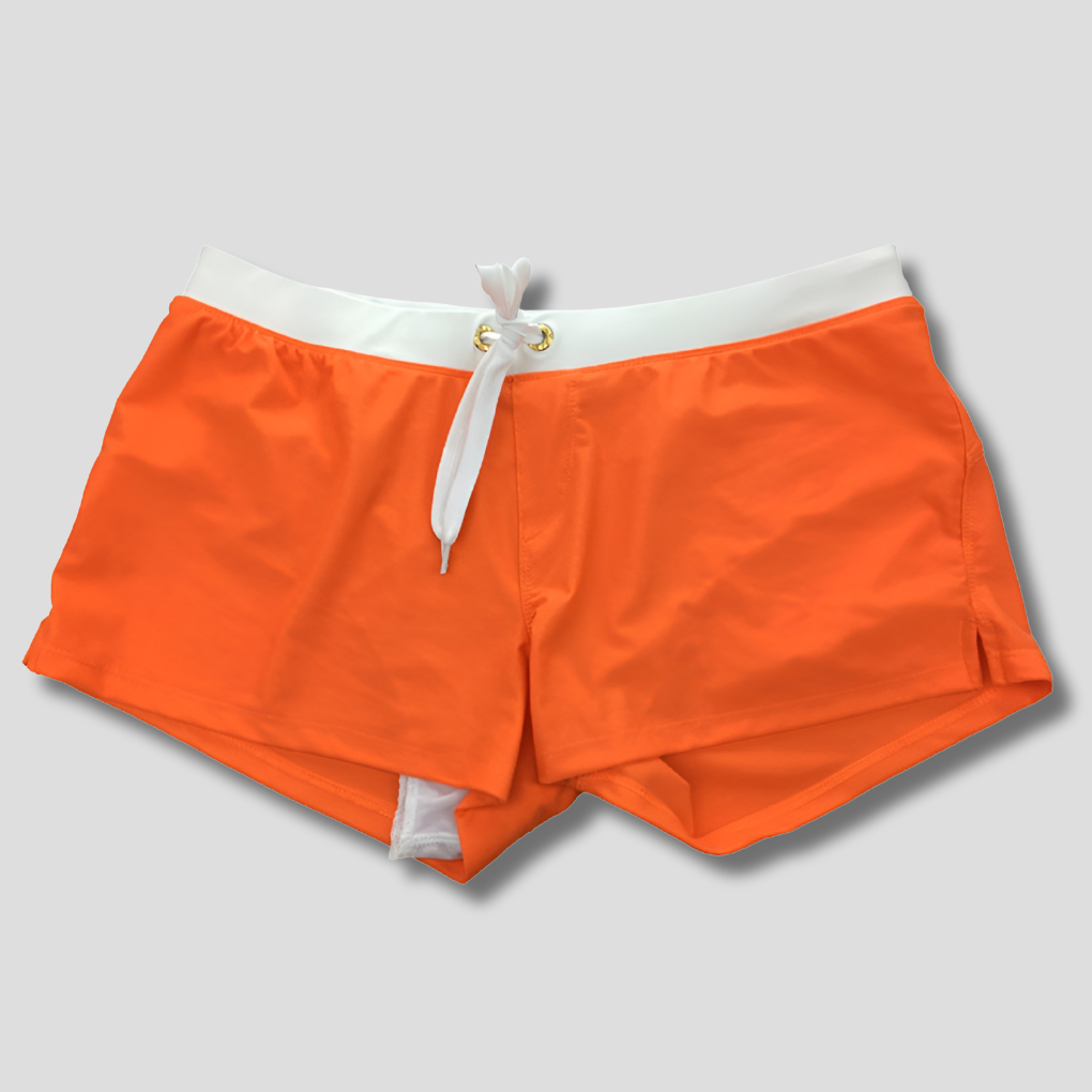 Korte Badeshorts til Herre med Elastisk Talje