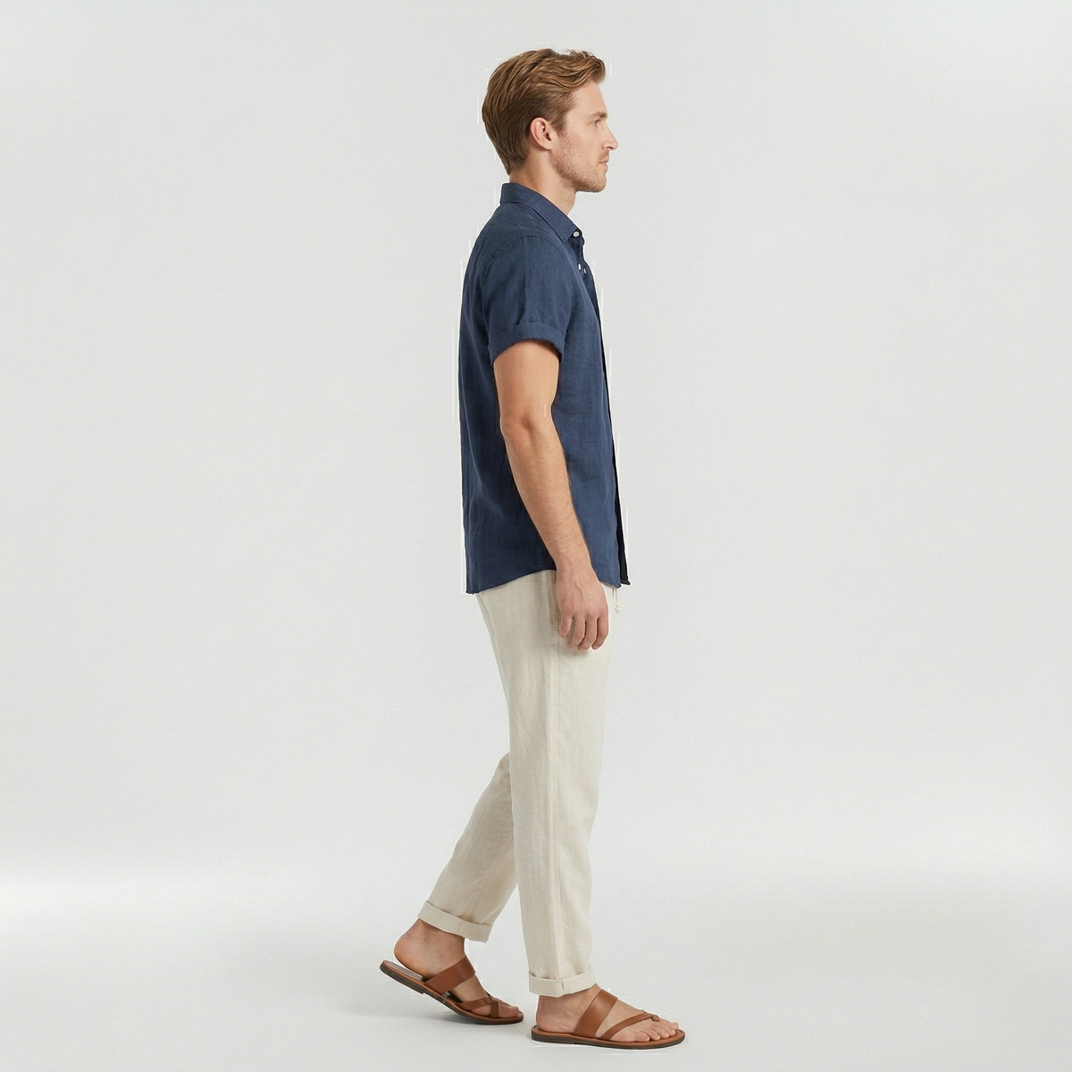Herresæt med sommerligt look i let og afslappet design til varme dage