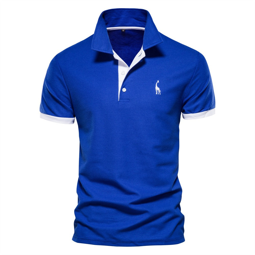 Heren Polo Shirt met Klassieke Kraag en Korte Mouwen