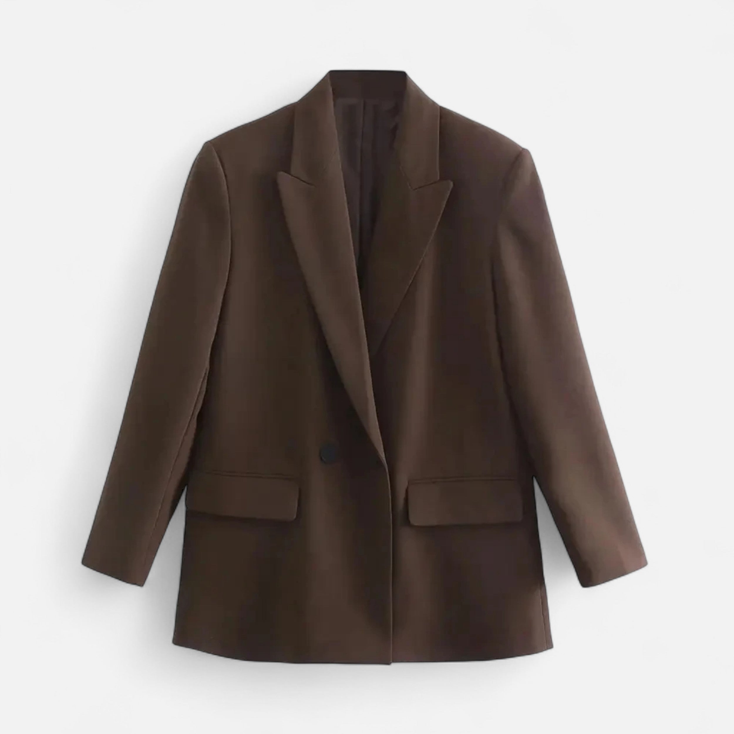 Dobbeltradet Blazer til Kvinder med Klassisk Revers