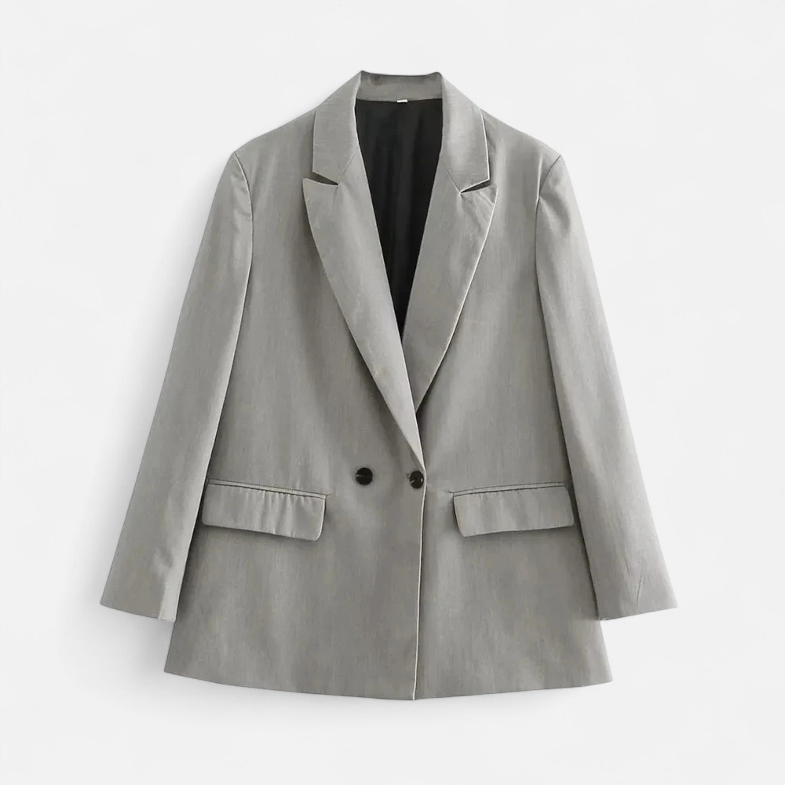 Dobbeltradet Blazer til Kvinder med Klassisk Revers