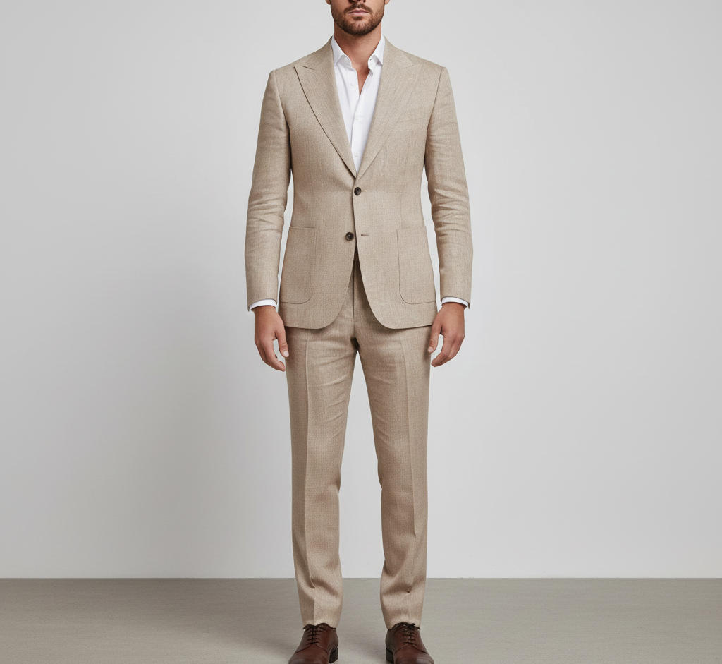 Bellivaro ανδρικό 2-τεμάχιο κοστούμι από λινό