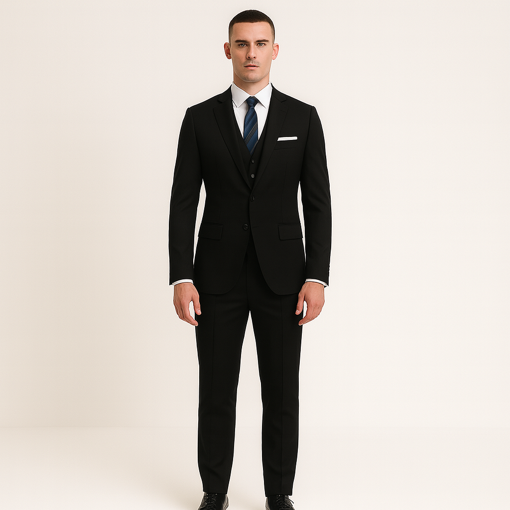 Bellivaro pánsky oblek 3-dielna formálna súprava na párty a svadbu