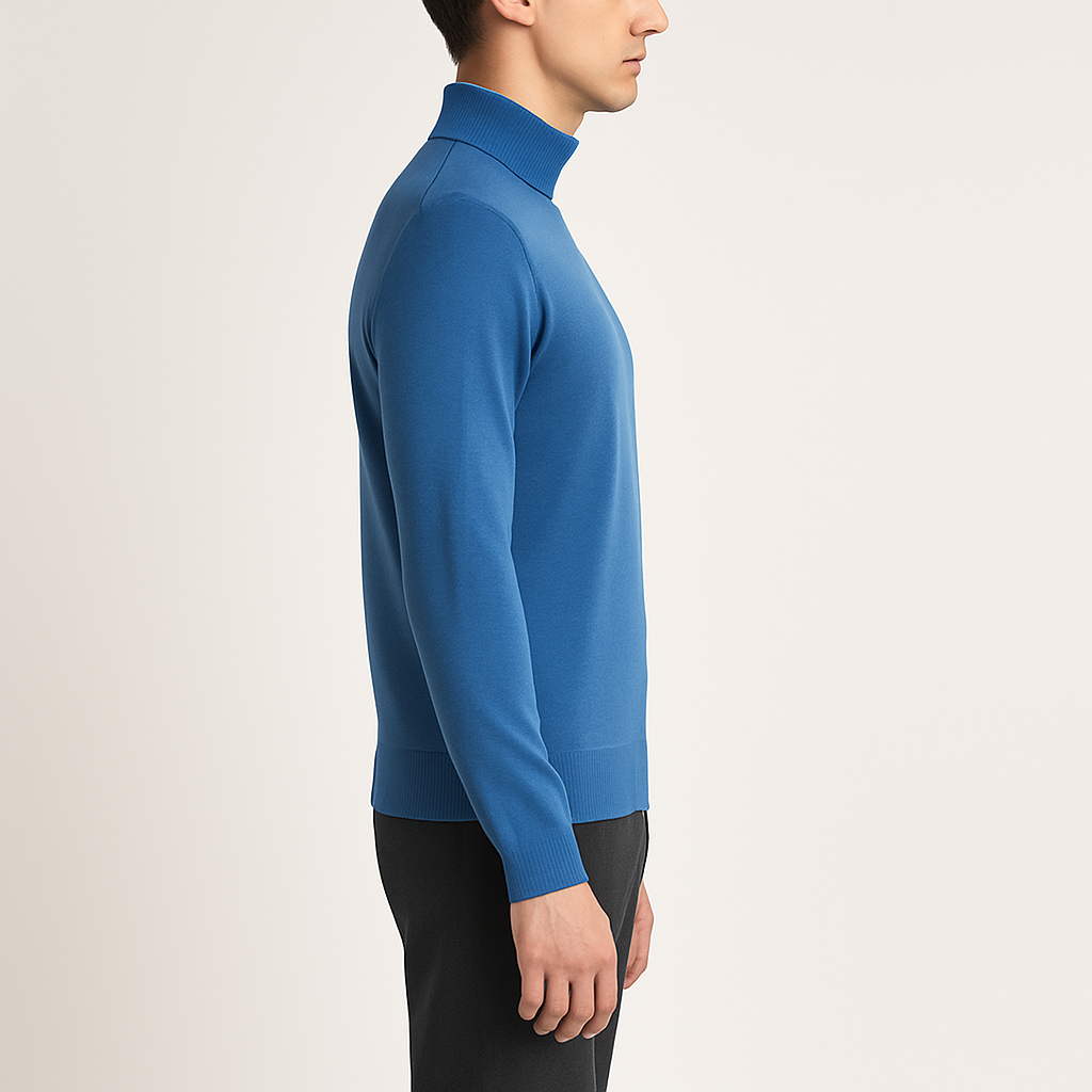 Bellivaro men's turtleneck sweater for everyday wear