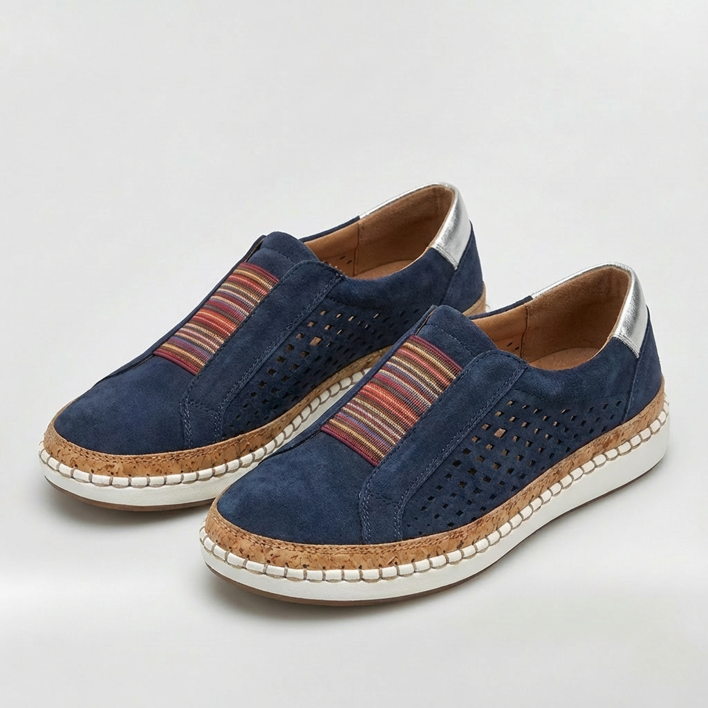 Slip-on sneakers til kvinder med let design til hverdagsbrug