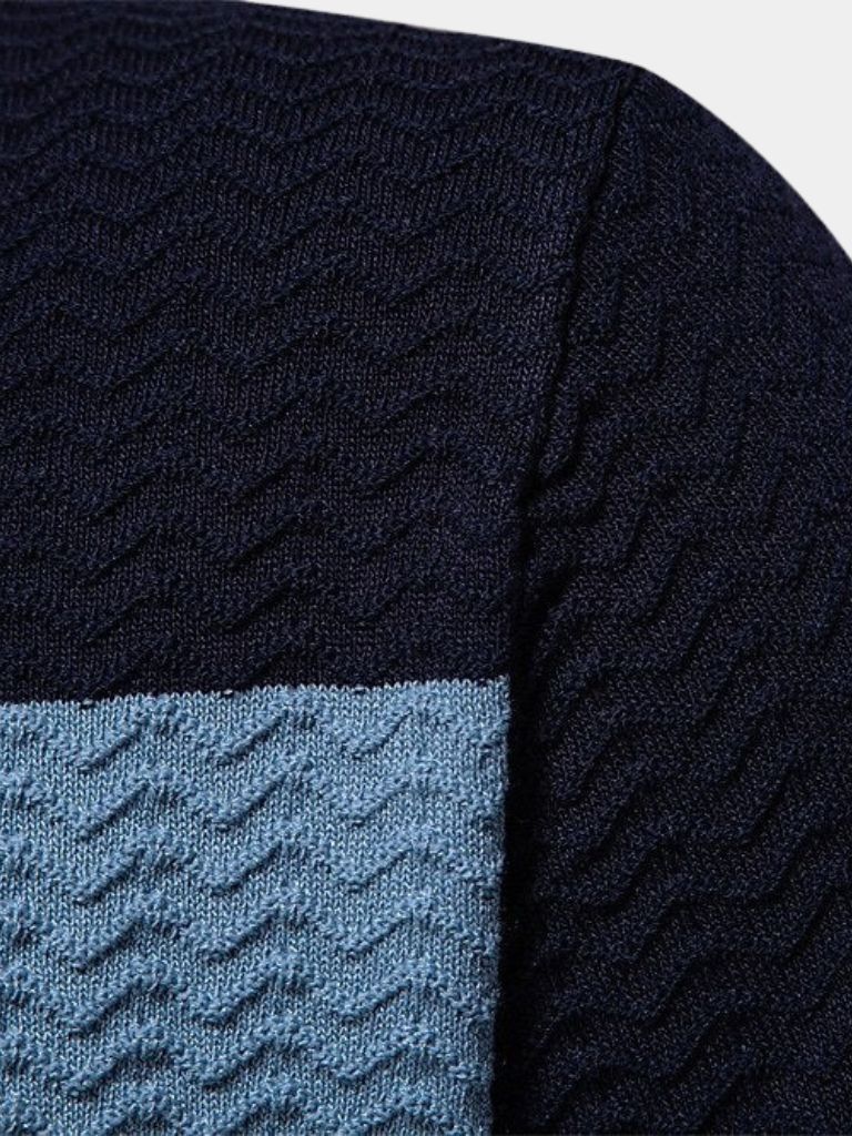 Polo s poloviční délkou rukávu a zipem v klasickém střihu – Cross & Crown