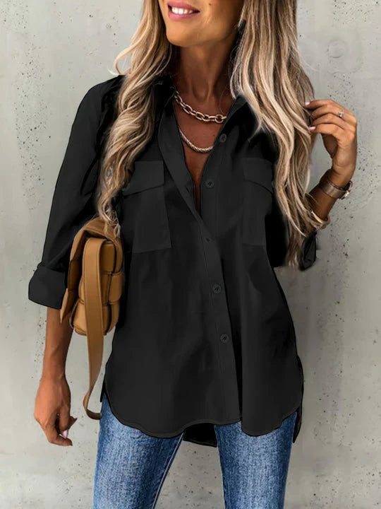 Elegantní halenka s knoflíky pro ženy