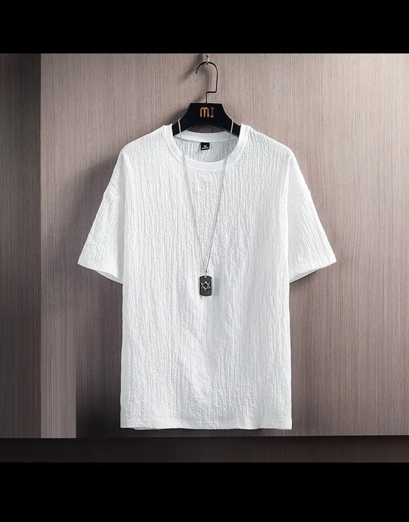 Męski podstawowy t-shirt casualowy