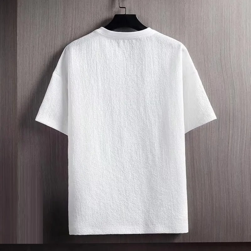 Męski podstawowy t-shirt casualowy