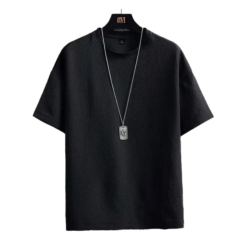 Męski podstawowy t-shirt casualowy