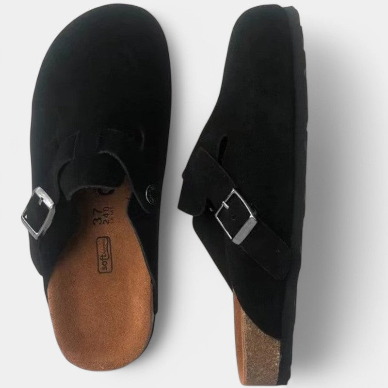 Komfortable unisex clogs med justerbart spænde