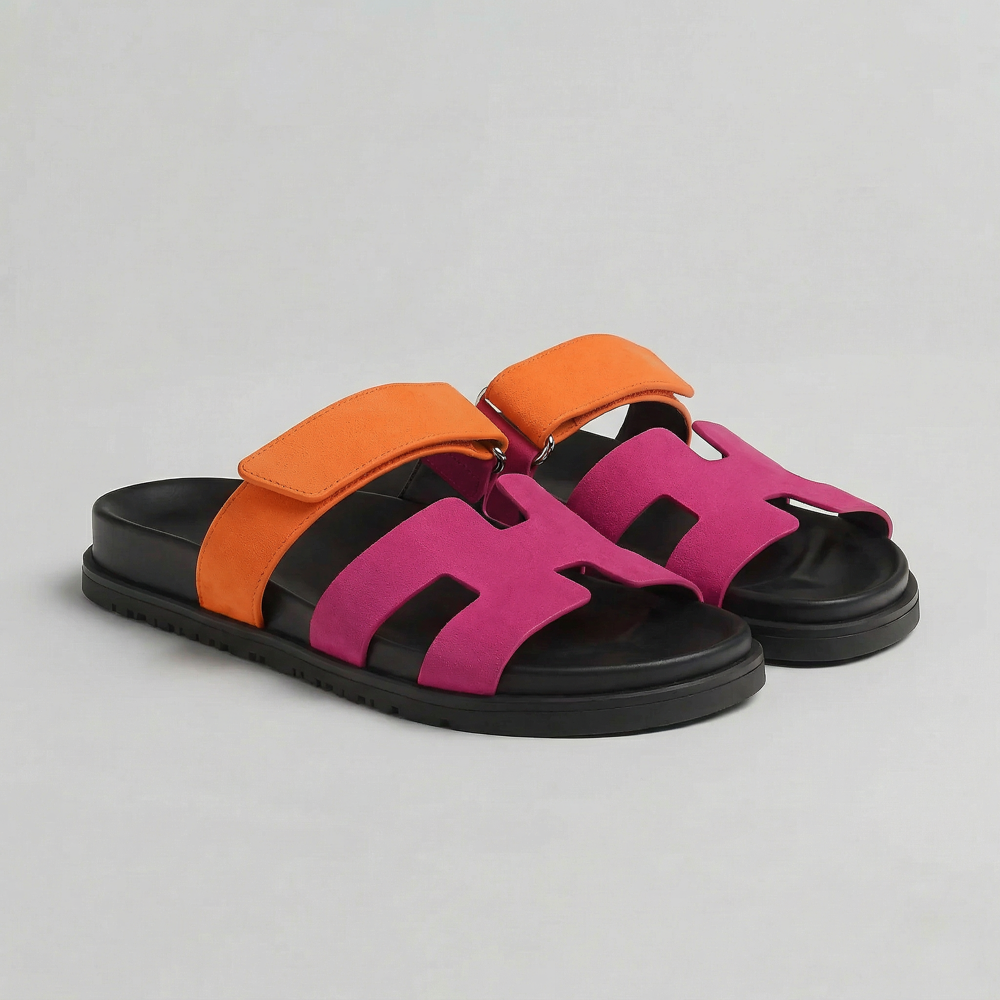 Komfortable hjemmesandaler til mænd med åbent design og let pasform til hverdagsbrug