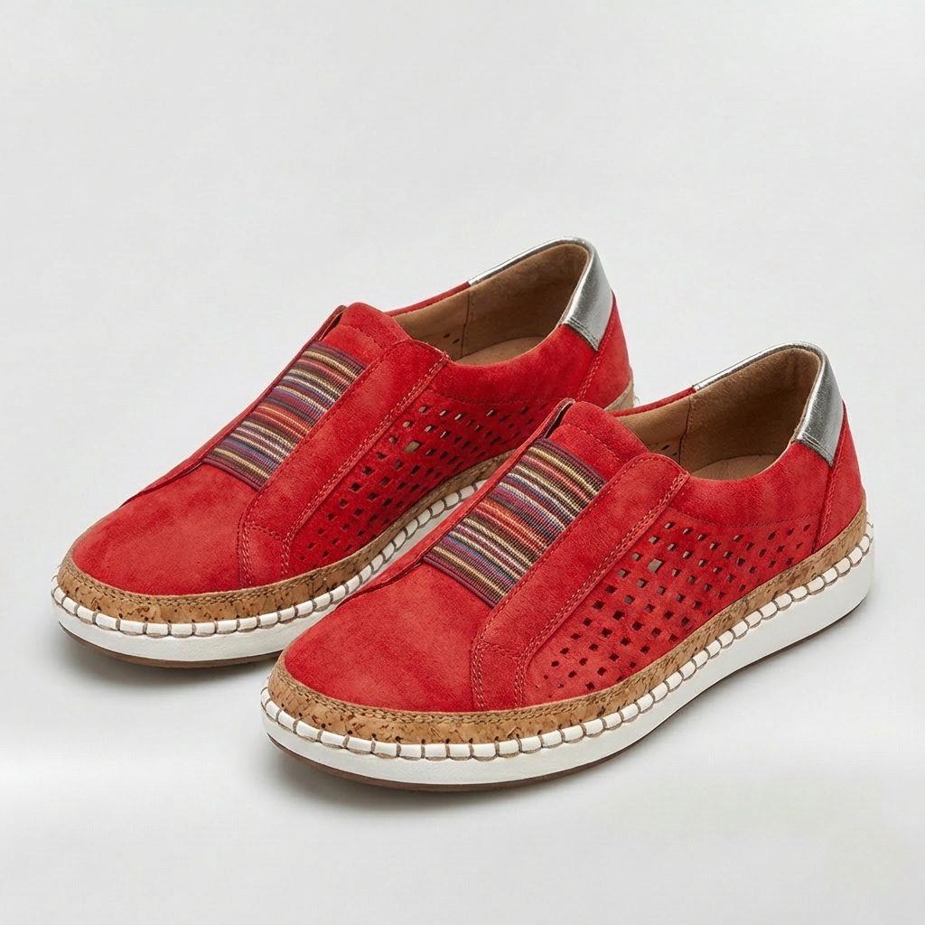Slip-on sneakers til kvinder med let design til hverdagsbrug