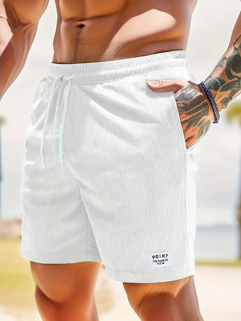 Heren Corduroy Zomershorts met Katoenlook
