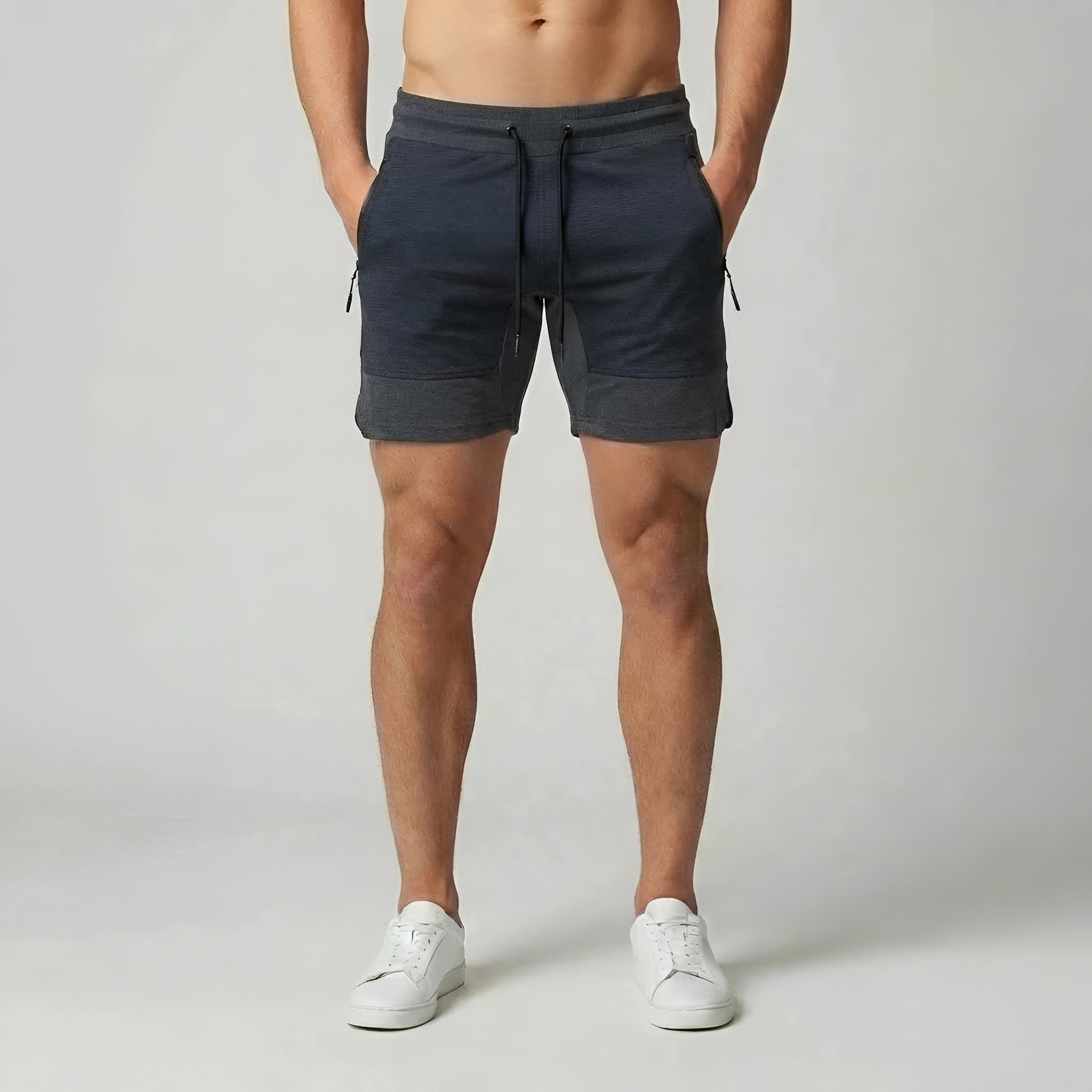 Shorts da uomo per allenamento in mesh traspirante, pantaloncini sportivi leggeri per fitness e corsa