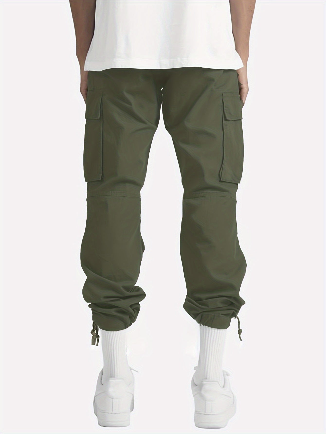 Bellivaro | Herre Oversized Cargo Bukser | Multifunktionelle Lommer Bukser