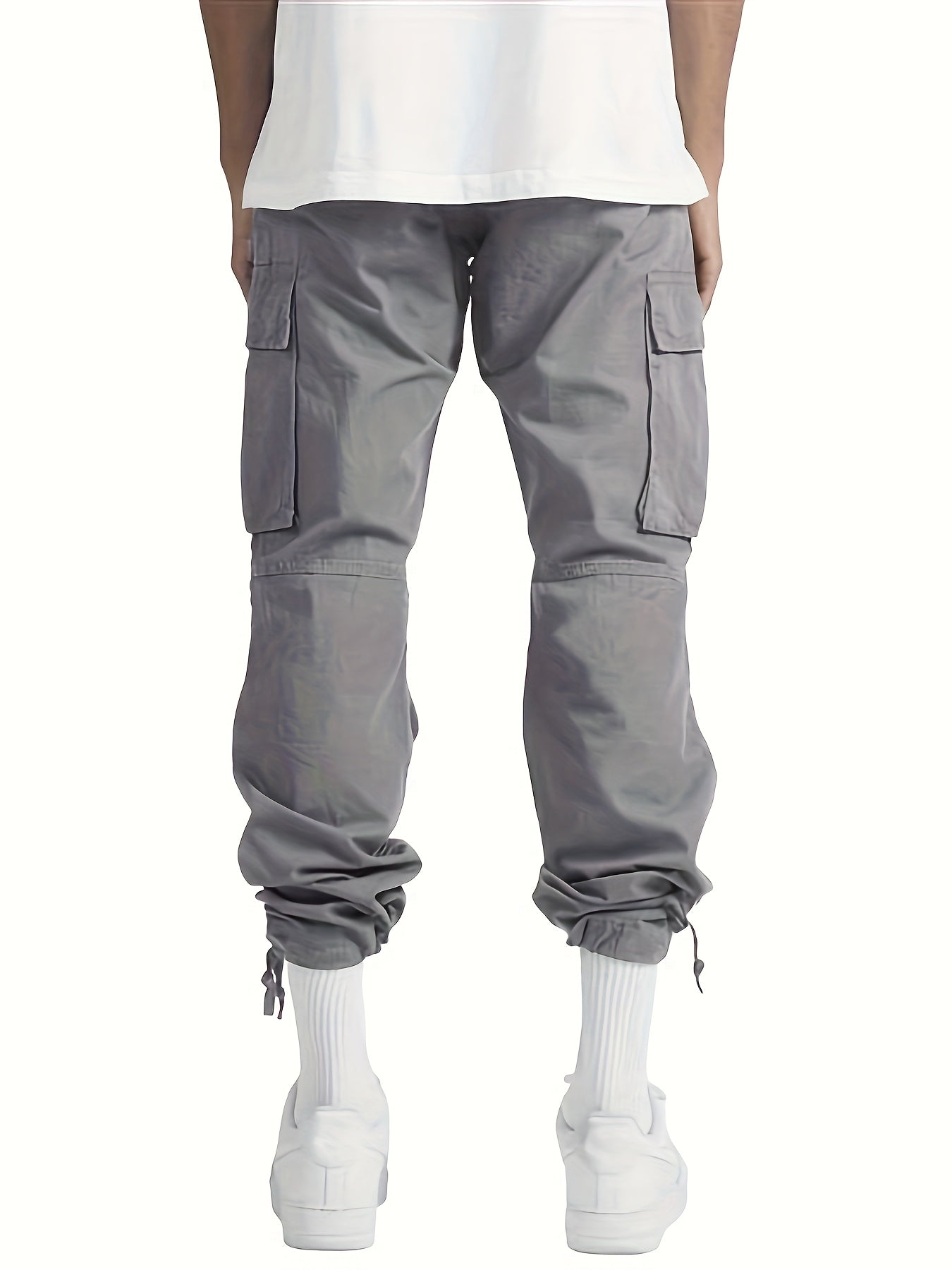 Bellivaro | Herre Oversized Cargo Bukser | Multifunktionelle Lommer Bukser