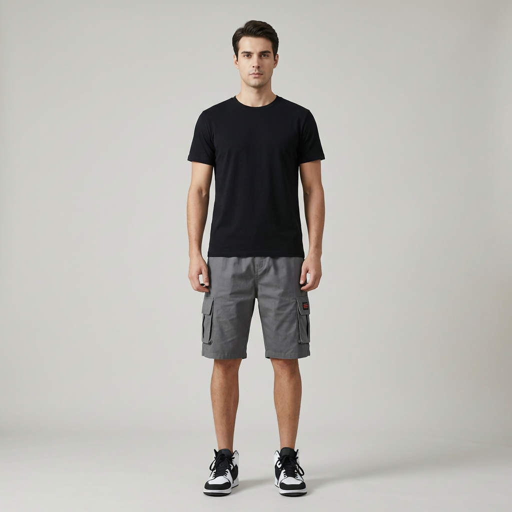 Pantaloncini cargo da uomo