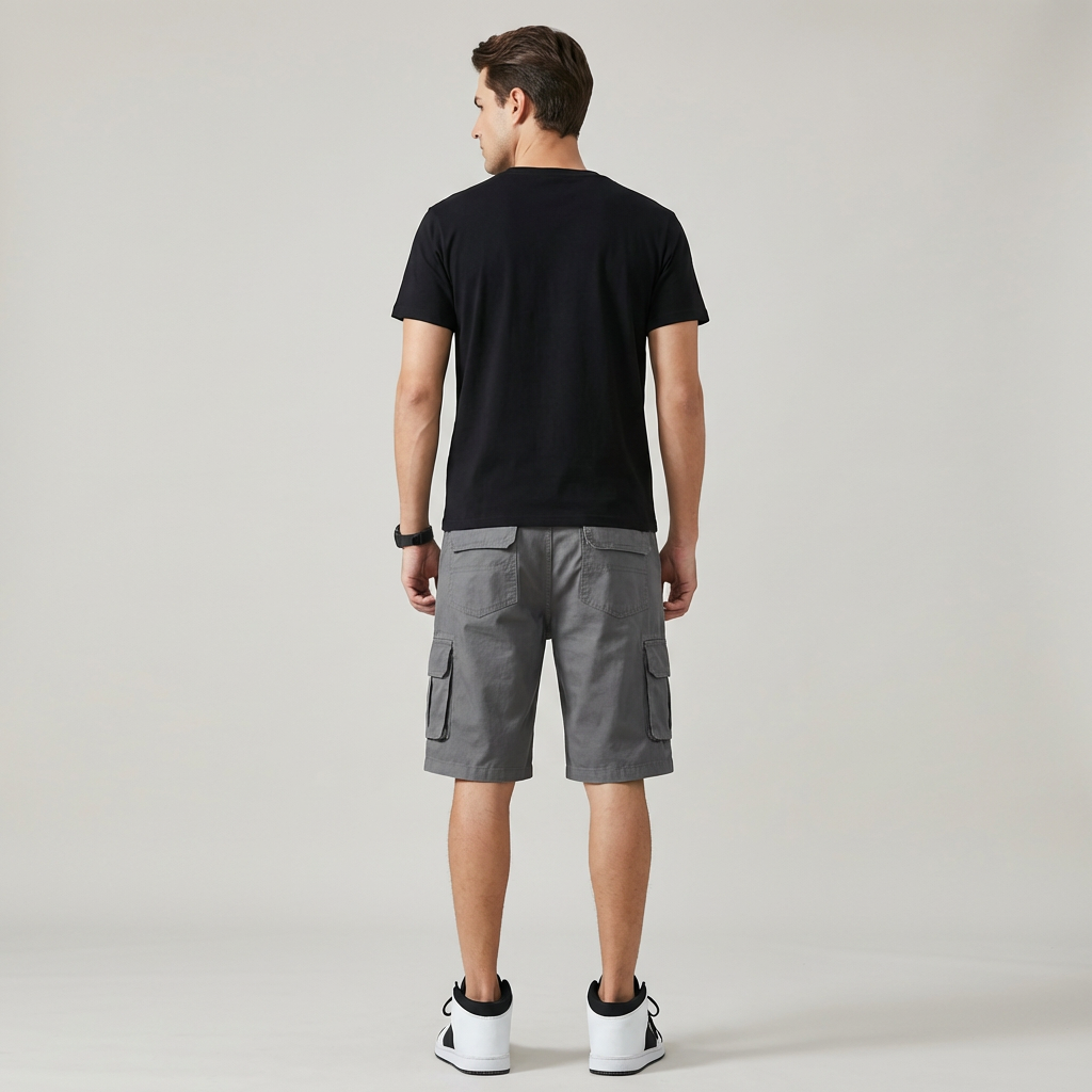 Pantaloncini cargo da uomo