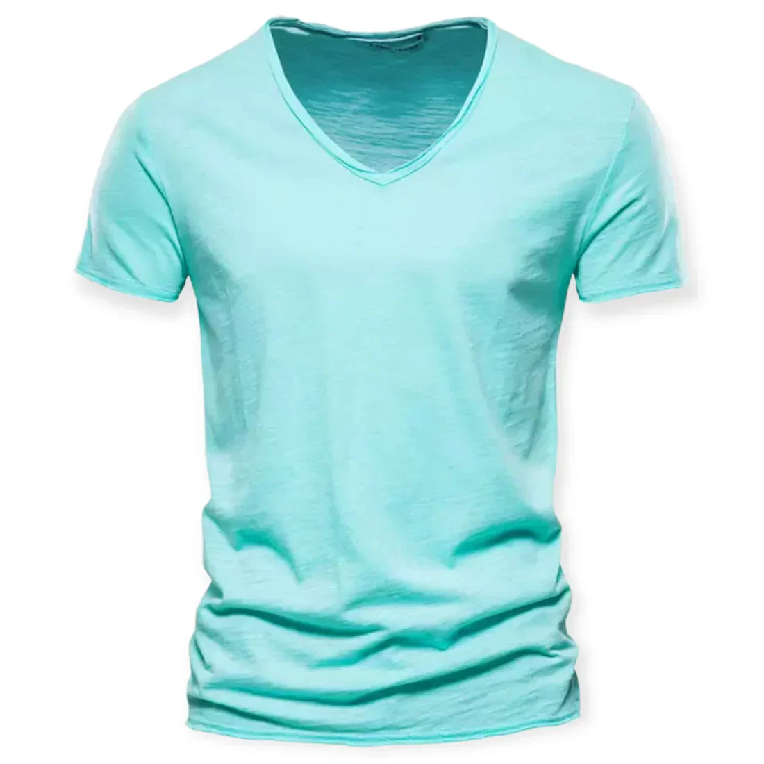 V-hals T-shirt til mænd