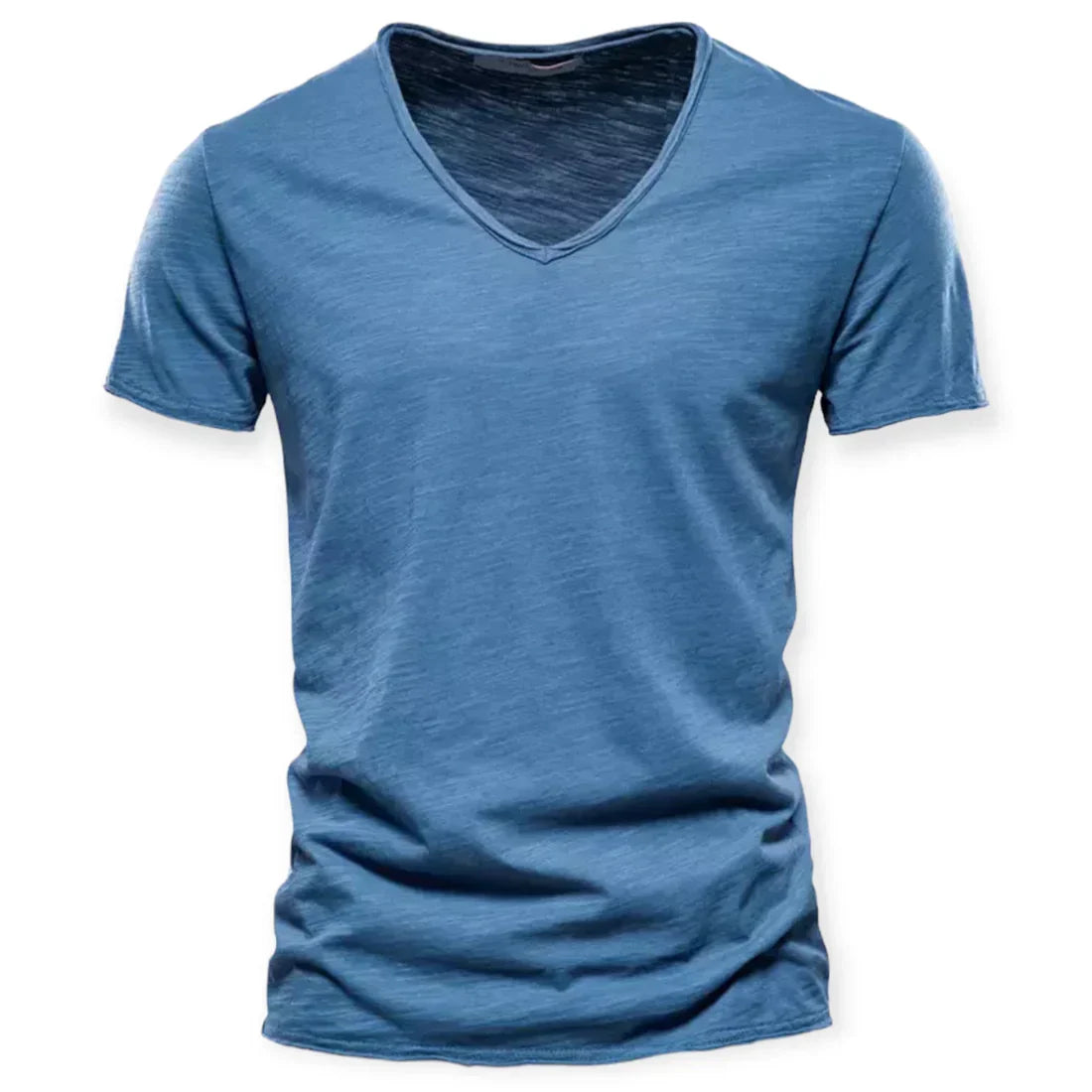 V-hals T-shirt til mænd