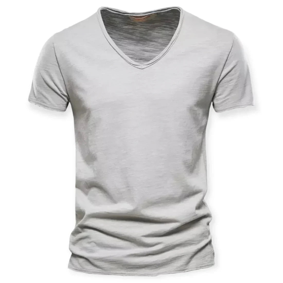 V-hals T-shirt til mænd