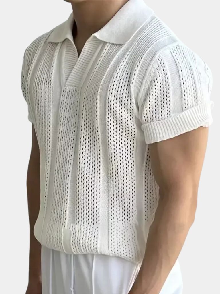 Herre-polo Classic Elegance Ivory Coast