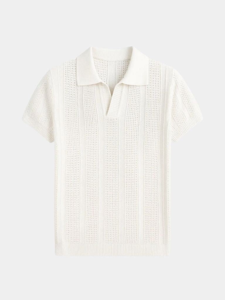 Herre-polo Classic Elegance Ivory Coast