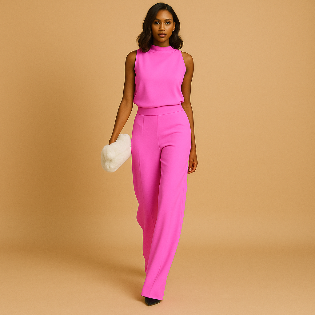 Chik jumpsuit med vide ben til damer | Isabelle