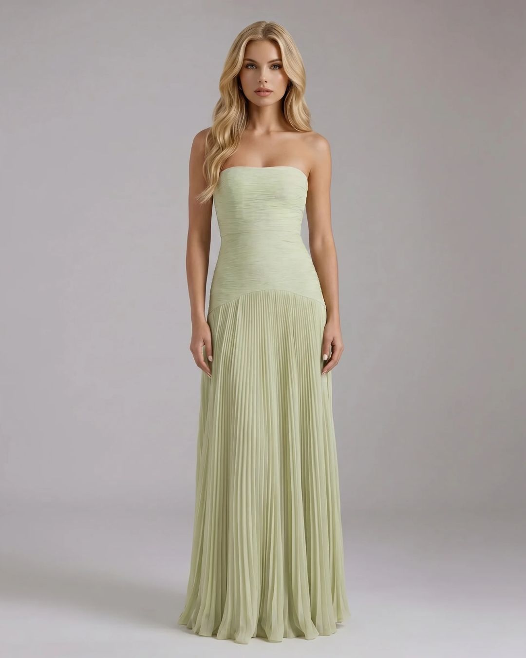 Kenzie Forest Maxi Dress - Green