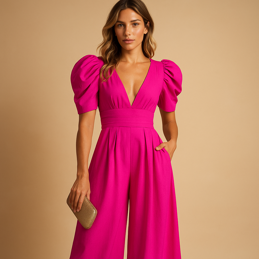 Elegant lang jumpsuit til damer