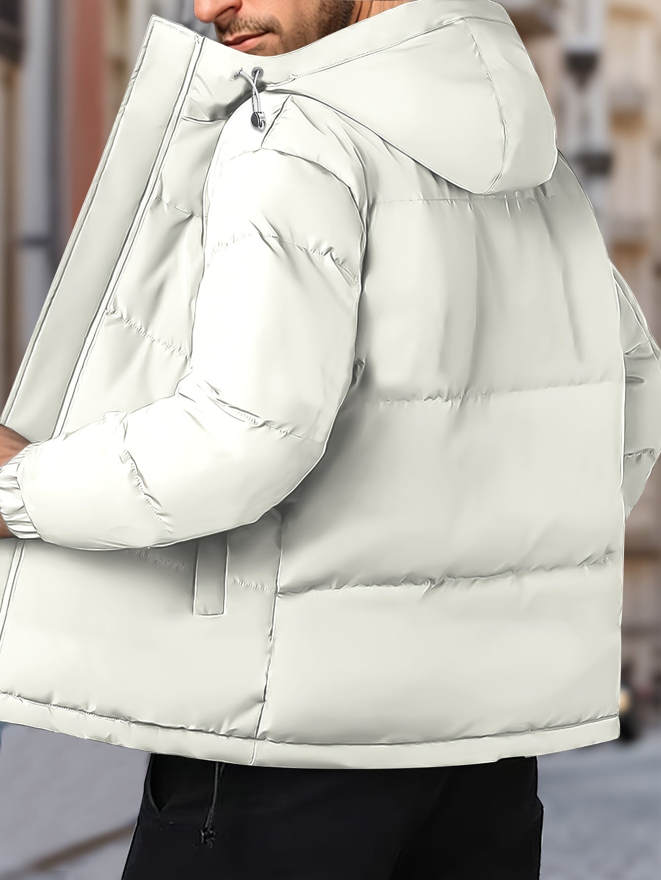 Bellivaro | Vindtæt Vinterjakke til Mænd med Hætte | Varm og Moderne Design