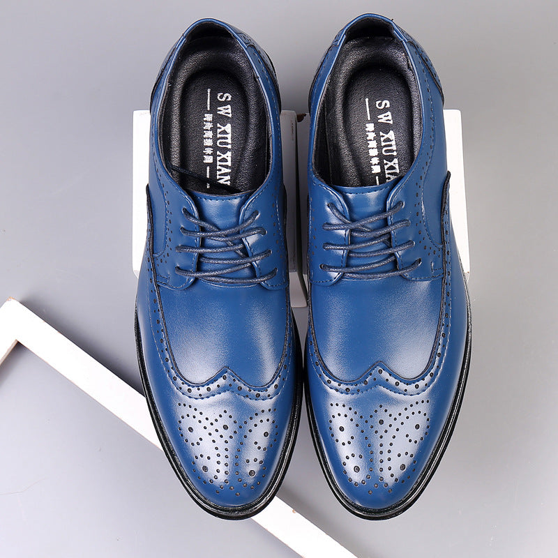 Chaussures habillées à lacets pour homme, bout fermé