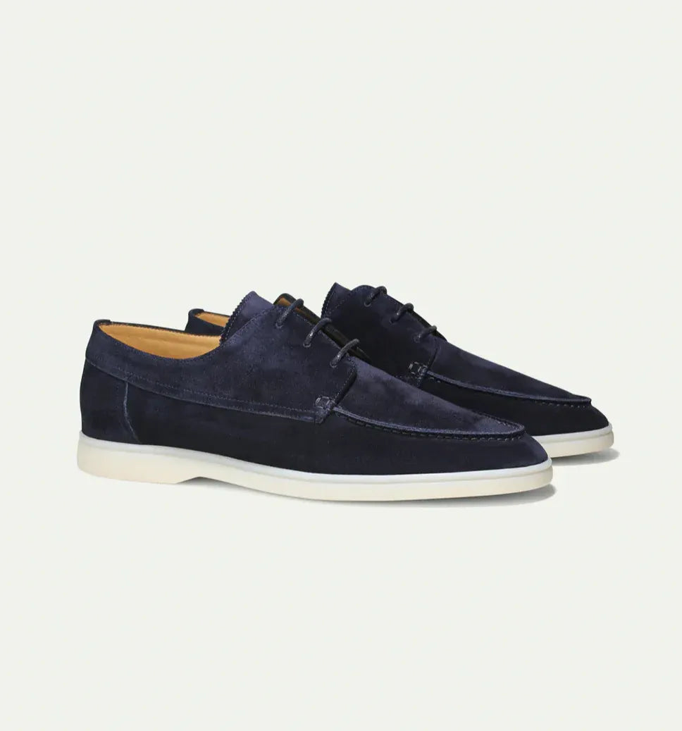 Herre Premium Ruskind Loafers | Komfort