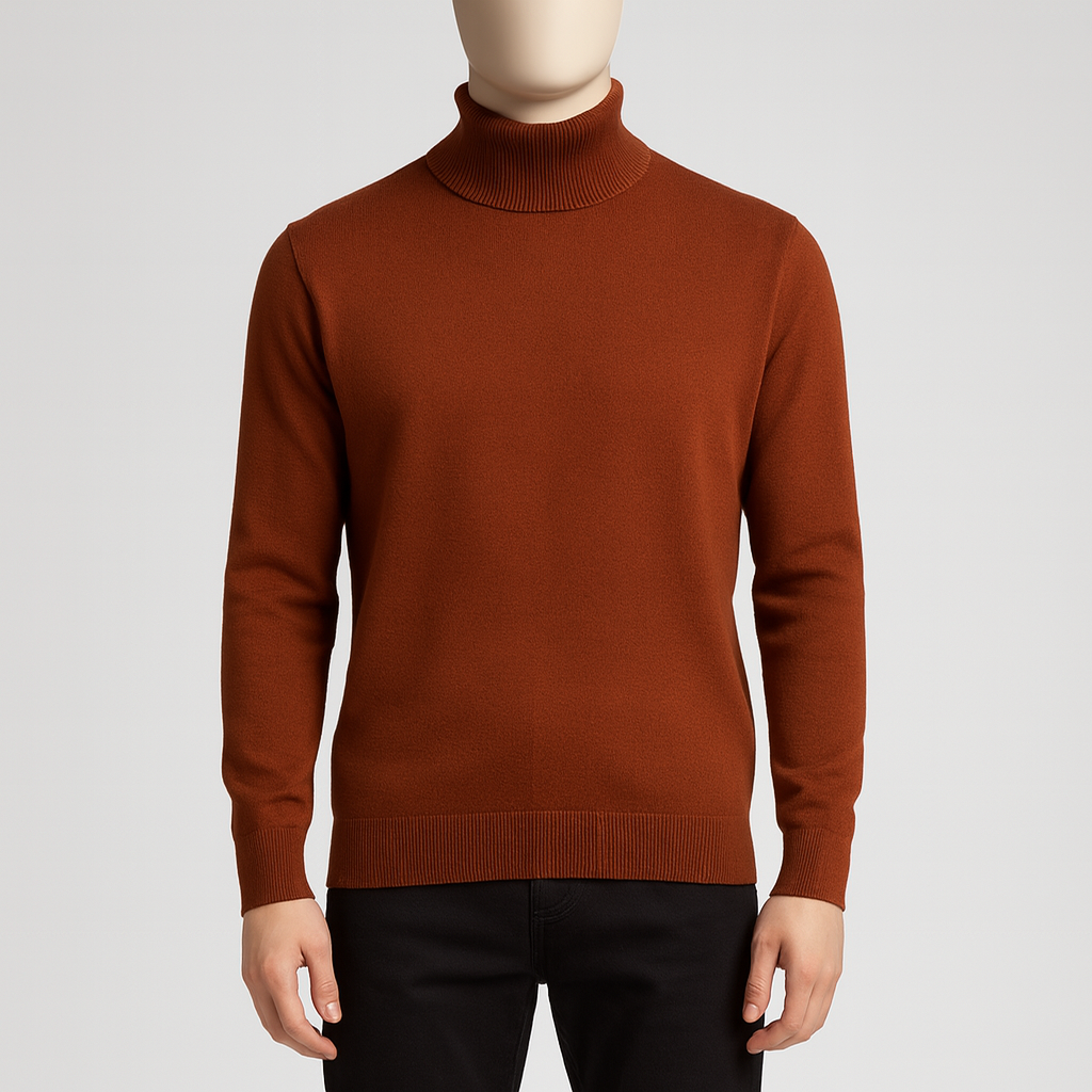 Bellivaro men's turtleneck sweater for everyday wear