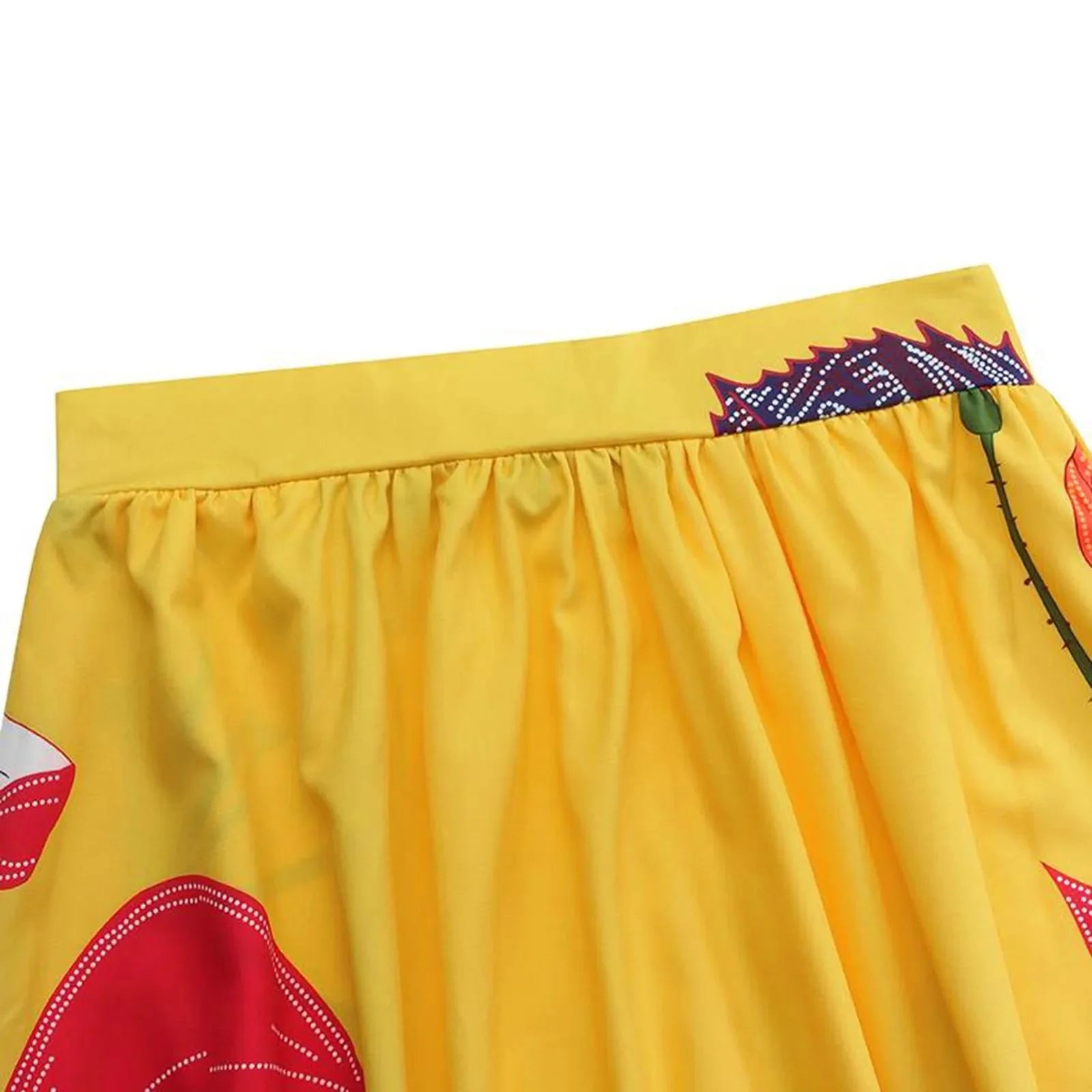 Elegantní maxi sukně s vysokým pasem a květinovým potiskem pro ženy