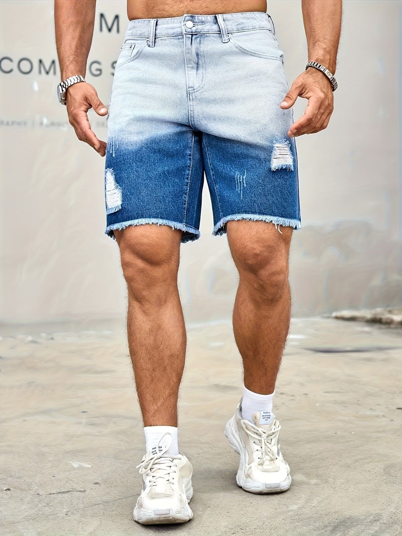 Calções Bicolores para Homem