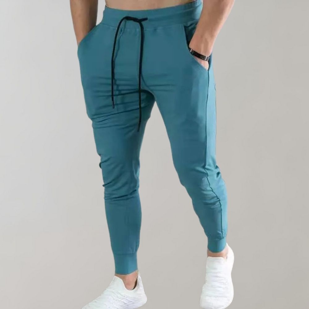 Bellivaro | Herre Slim-Fit Joggingbukser | Minimalistisk Komfort og Moderne Pasform