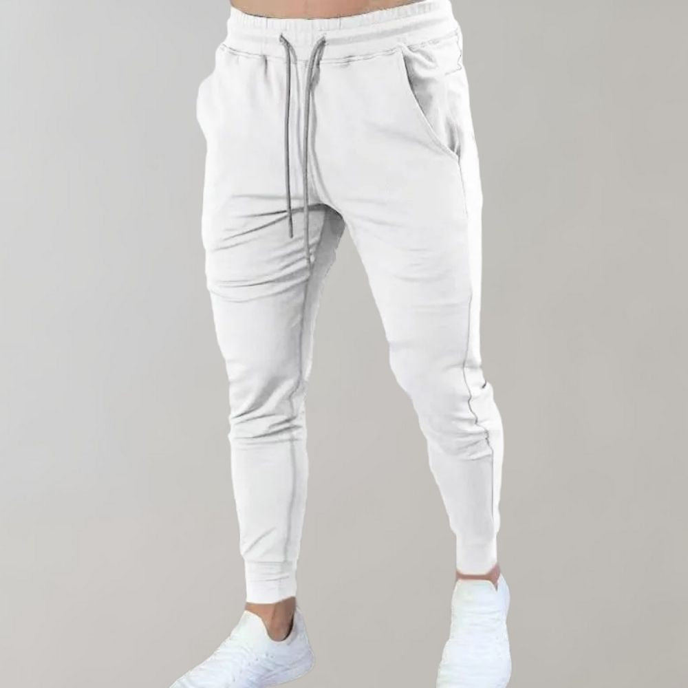 Bellivaro | Herre Slim-Fit Joggingbukser | Minimalistisk Komfort og Moderne Pasform