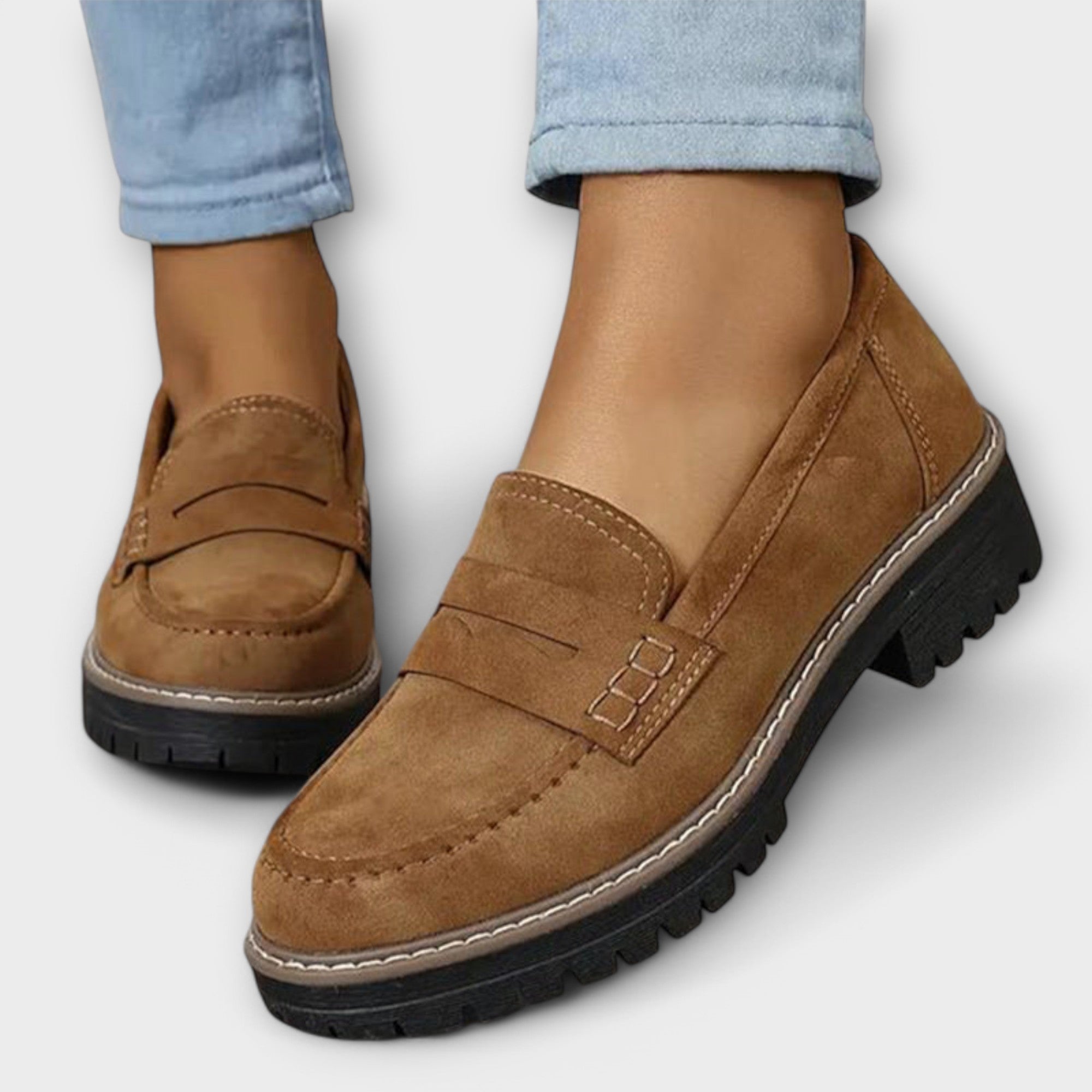 Loafers til Kvinder | Komfortable Slip-On Sko med Kraftig Sål