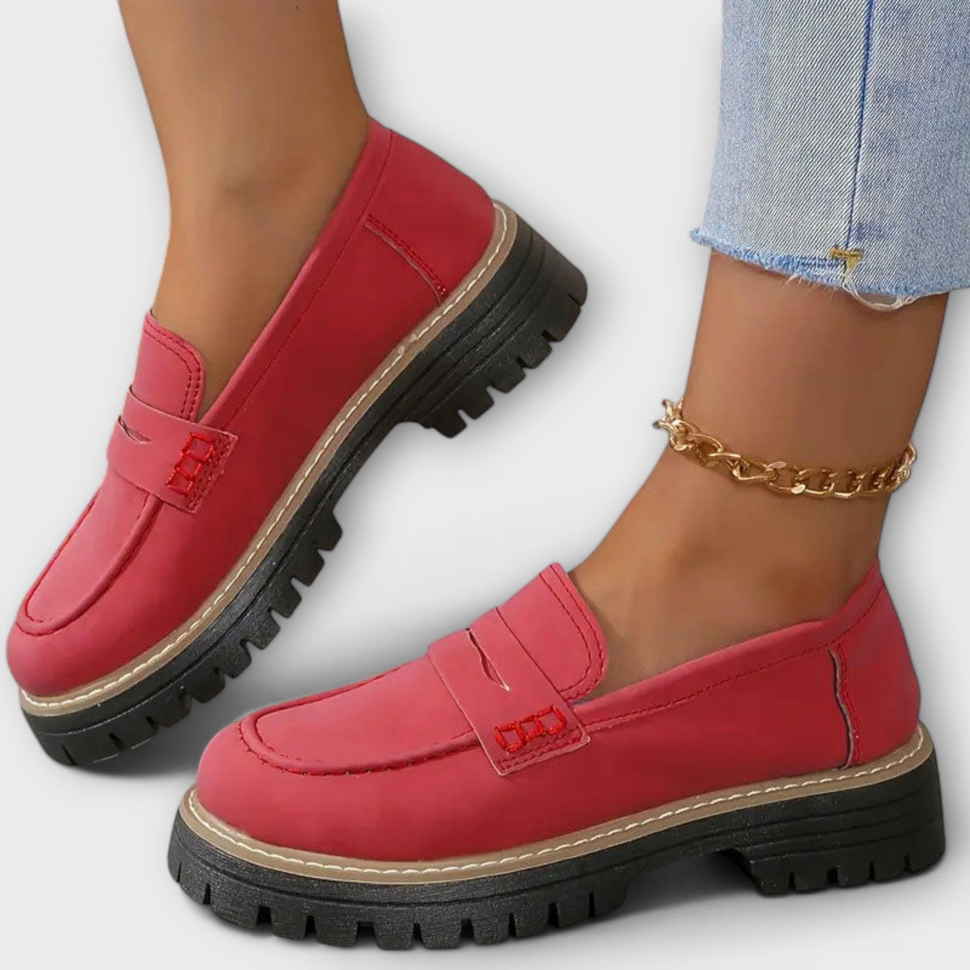 Loafers til Kvinder | Komfortable Slip-On Sko med Kraftig Sål
