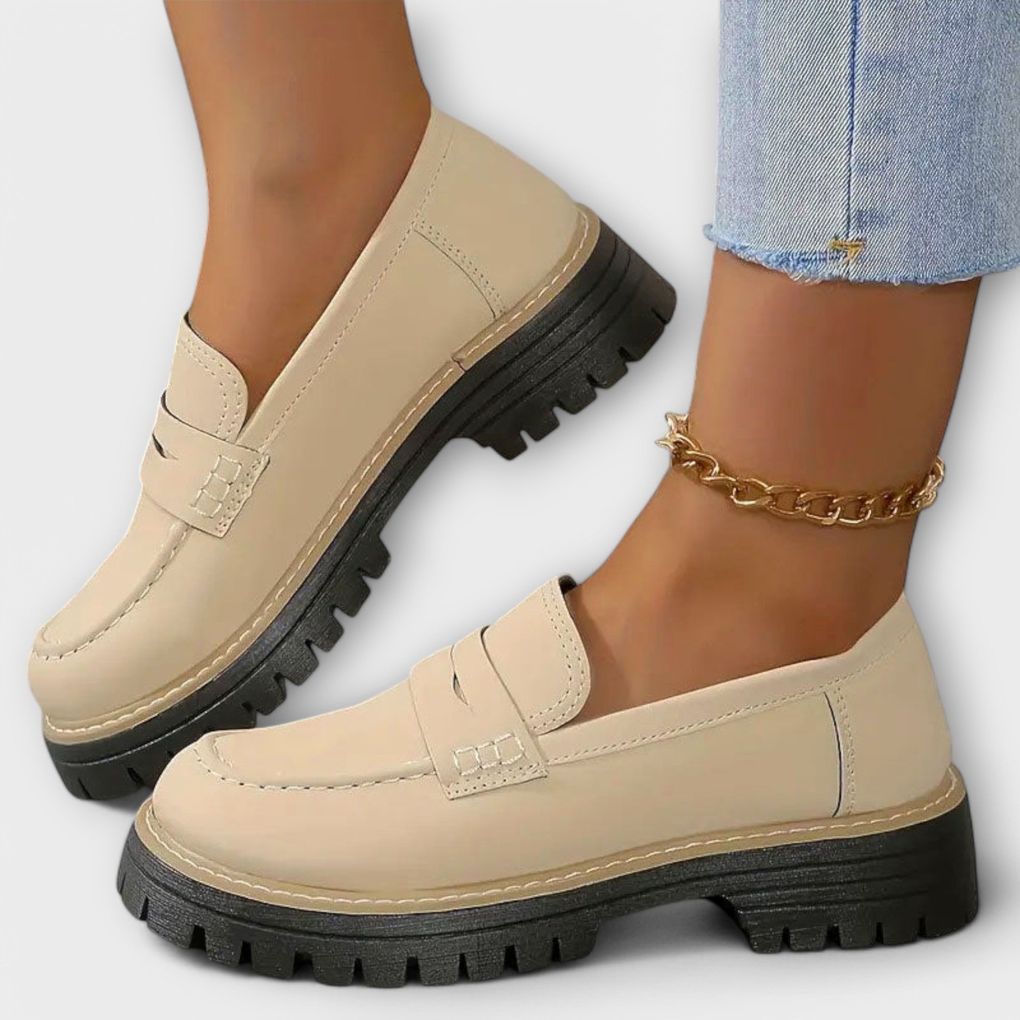 Loafers til Kvinder | Komfortable Slip-On Sko med Kraftig Sål