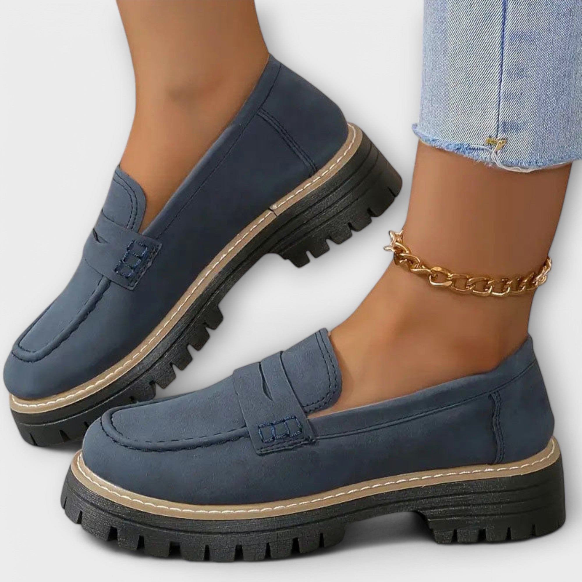 Loafers til Kvinder | Komfortable Slip-On Sko med Kraftig Sål