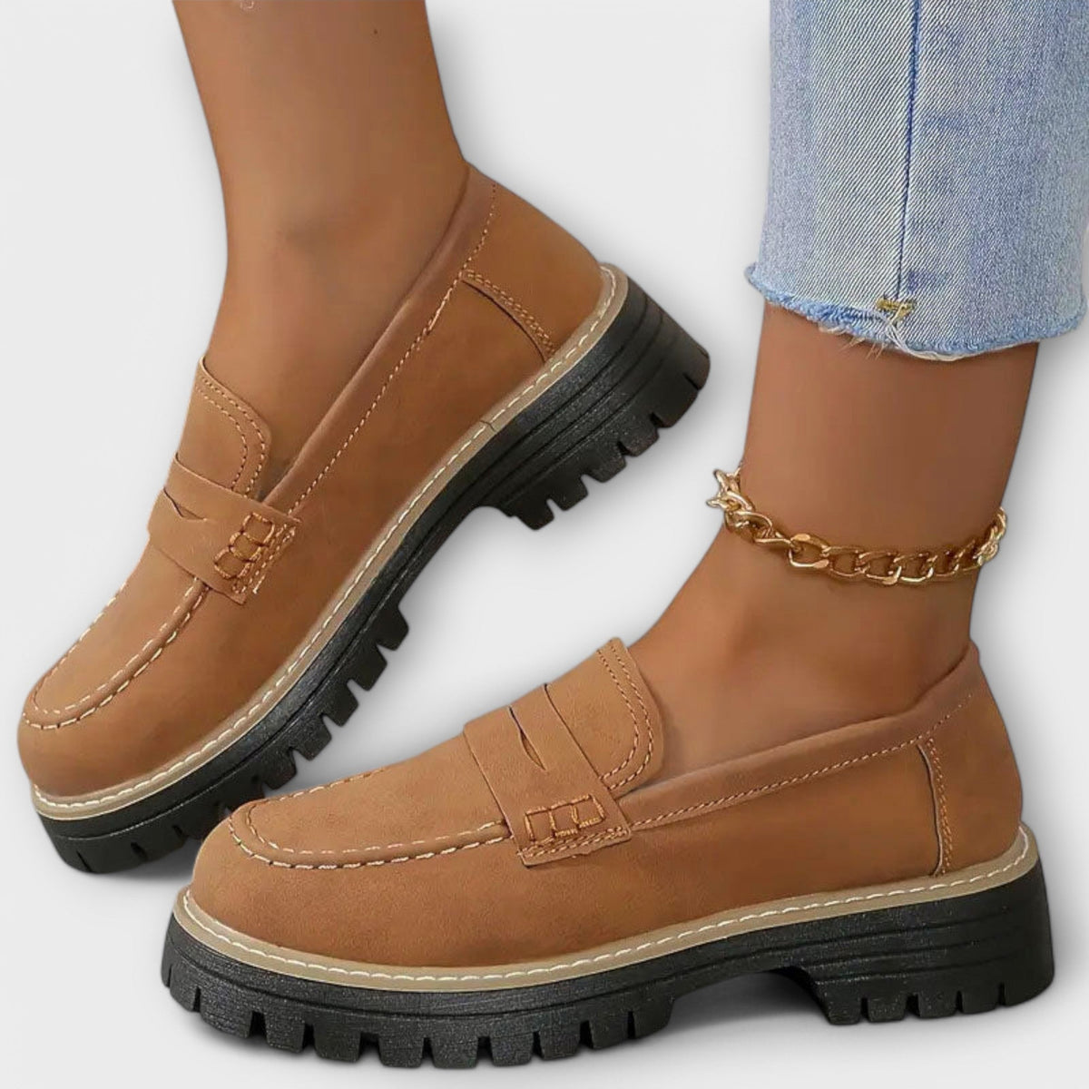 Loafers til Kvinder | Komfortable Slip-On Sko med Kraftig Sål