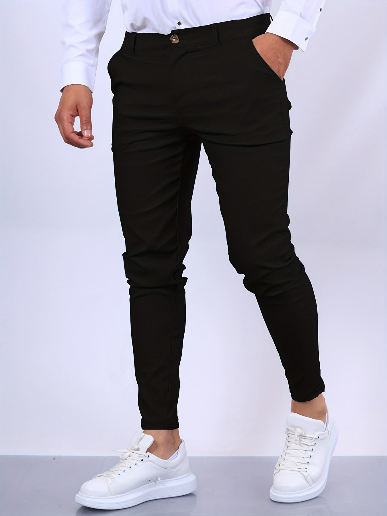 Bellivaro | Herre Slim-Fit Chino Bukser | Moderne og Elegant Design til Hverdagsbrug